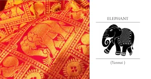mithransilks elephant motif