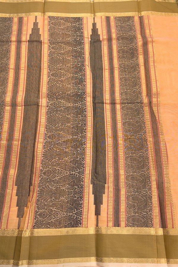 pure silk cotton saree pallu