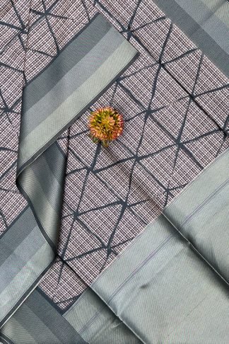 Tussar Fancy Saree With Green Border