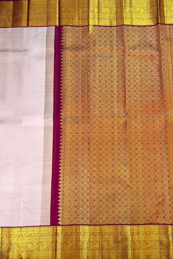pure kanchipuram silk saree pallu