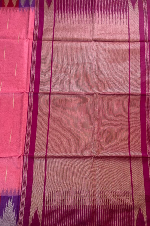 semi tussar saree pallu