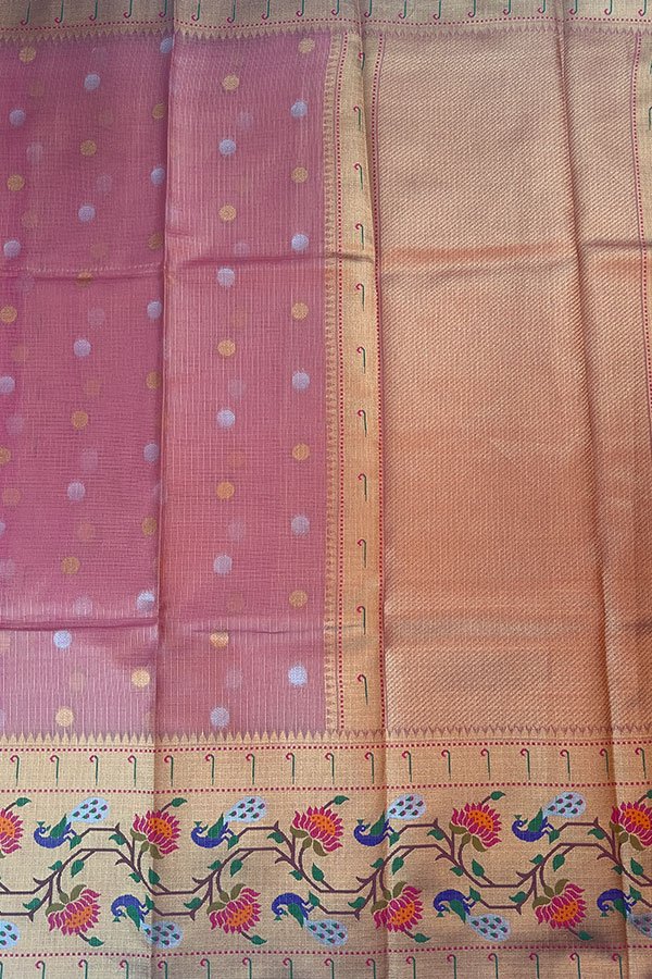 Kota doria saree pallu
