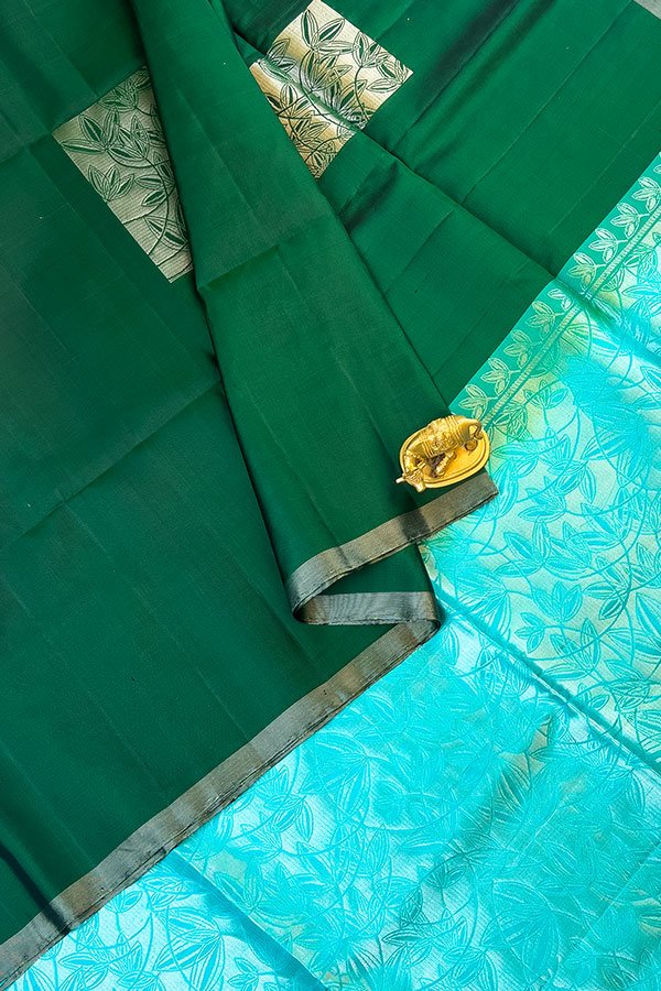 Pure soft silk saree pallu