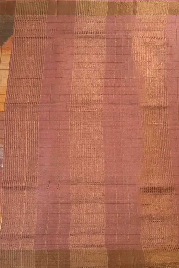 Pure tussar silk saree pallu