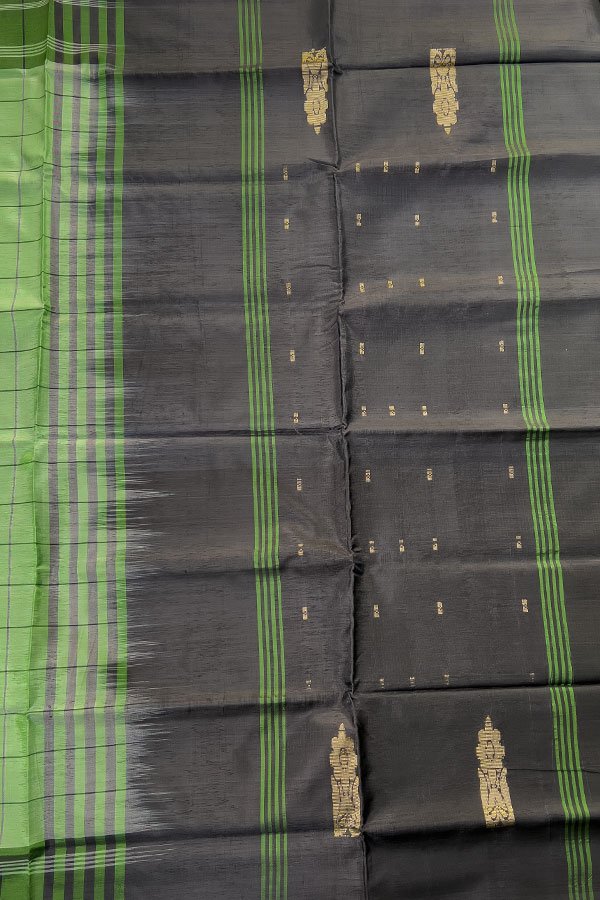 Bananapith saree pallu