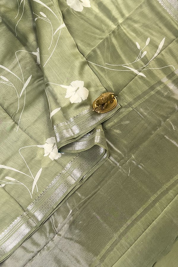 Chanderi silk cotton saree