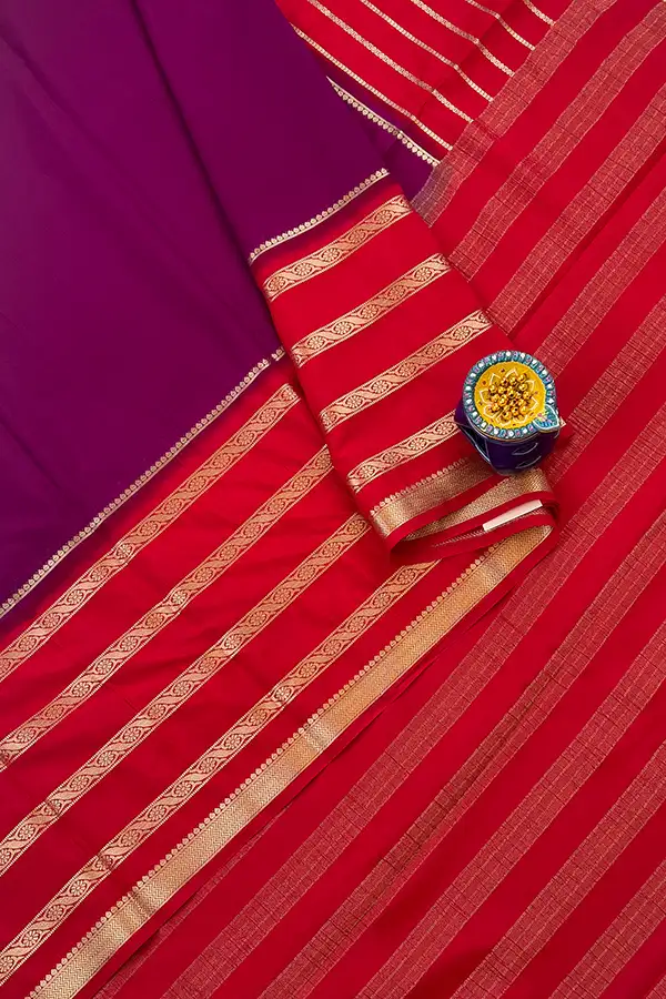 mysore crepe silk saree