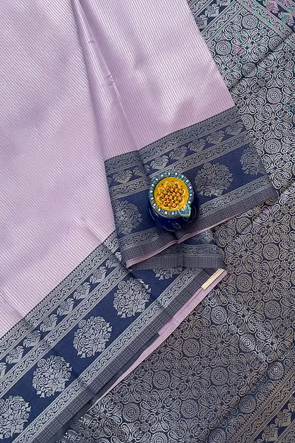 semi kanchi tissue saree
