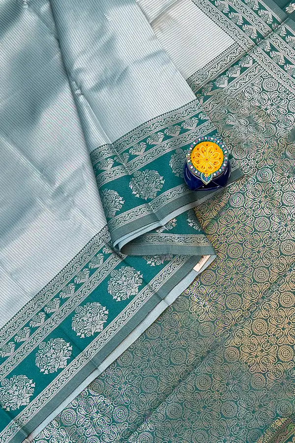 semi kanchi tissue saree