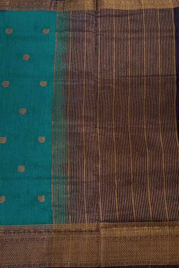 Banarasi dupion saree pallu
