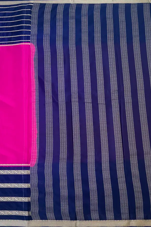 mysore crepe silk saree pallu