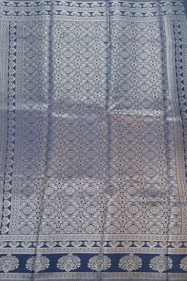 semi kanchi tissue saree pallu