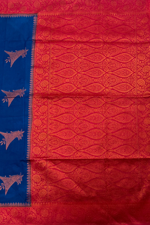 Tussar Banarasi saree pallu