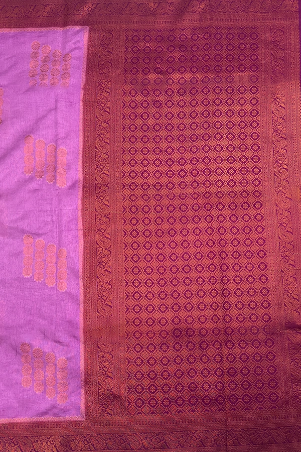 Tussar Banarasi saree pallu