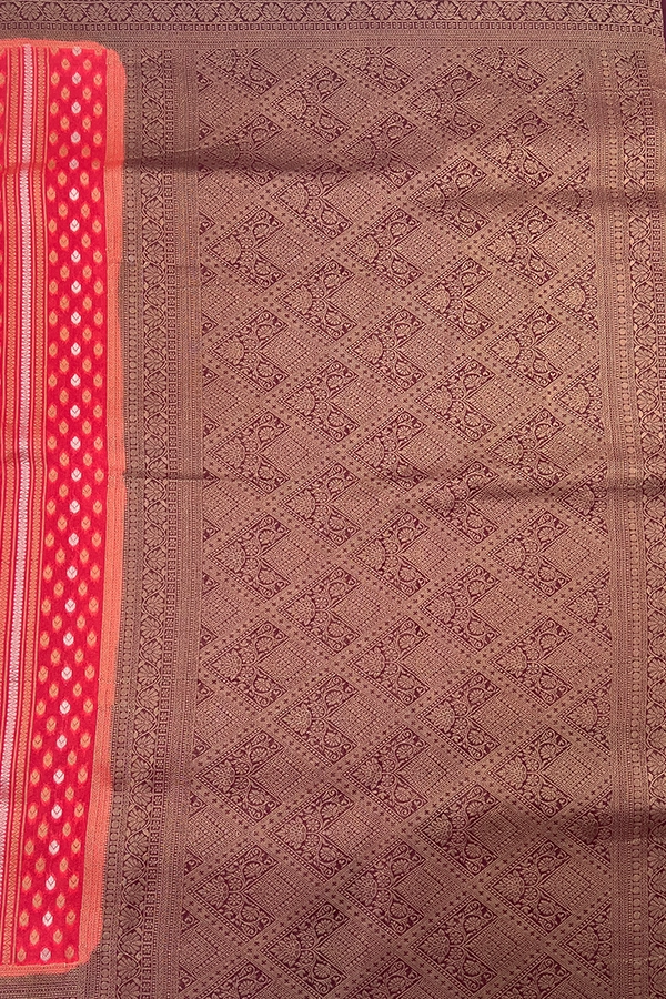 georgette banarasi saree pallu