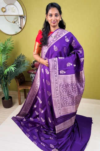 Semi Katan silk saree