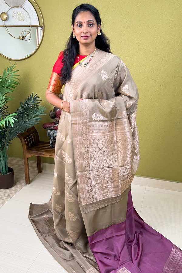 Semi Katan silk saree