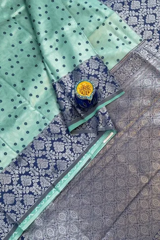 semi kanchi tissue saree