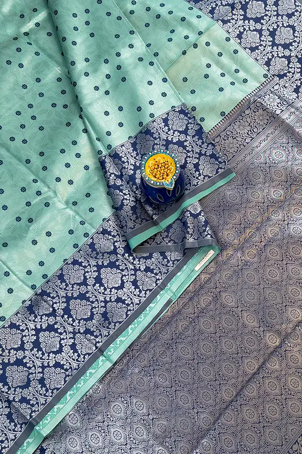 semi kanchi tissue saree