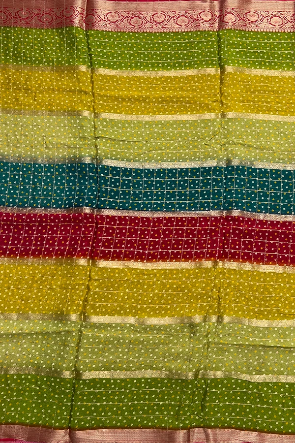 viscose georgette saree