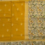 jute tussar silk saree pallu