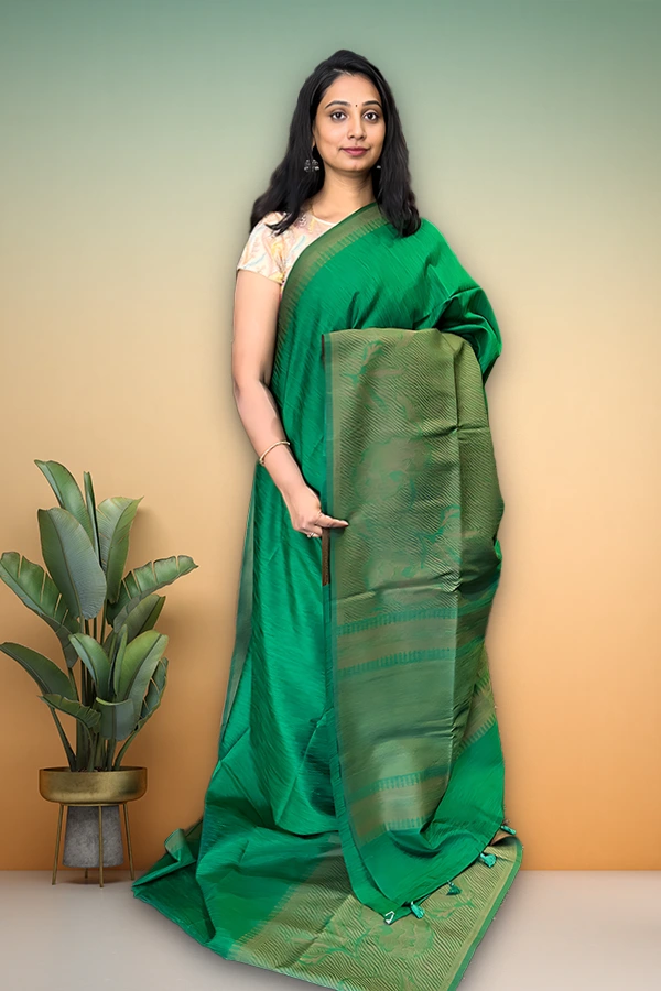 linen banarasi dupion