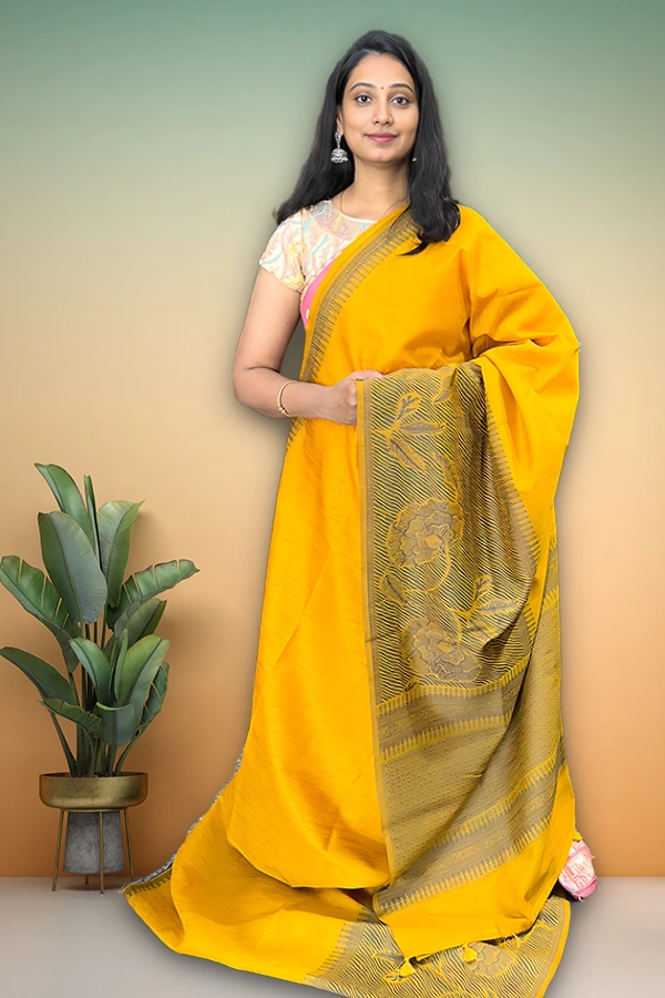 linen banarasi dupion