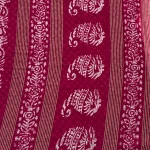 linen saree pallu