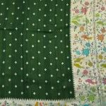 jute tussar silk saree pallu