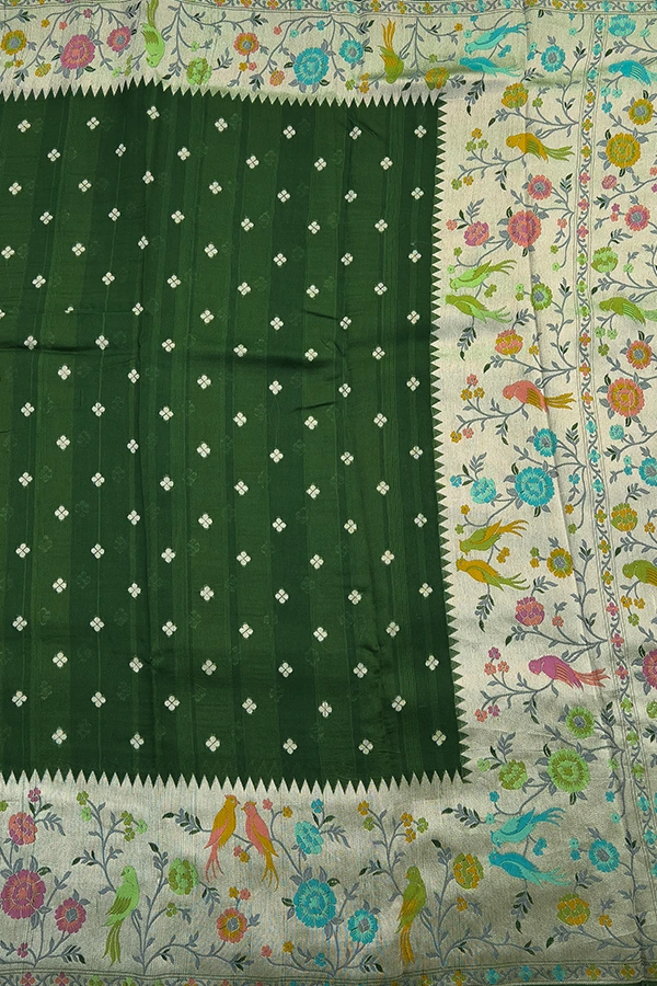 jute tussar silk saree pallu