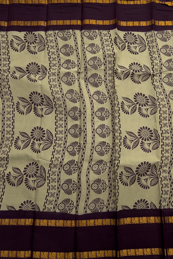 sungadi cotton saree pallu