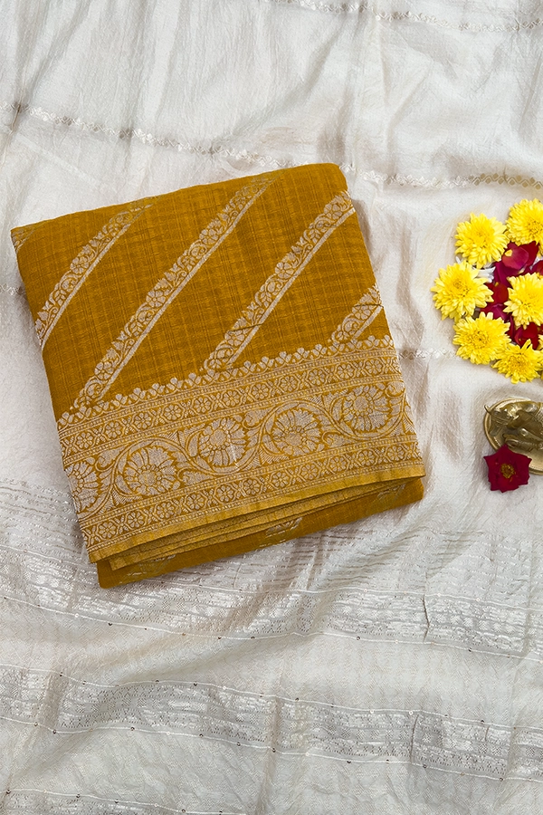 jute-tussar-saree