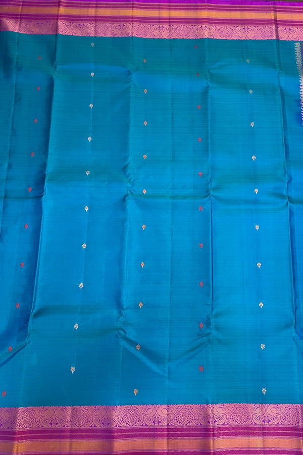 Thread weaving Kanchipuram Pure Silk