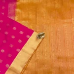 Soft Silk Saree in Rani Pink