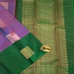 Muthukattam checks Kanchipuram Silk Saree