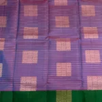 Muthukattam checks Kanchipuram Silk Saree