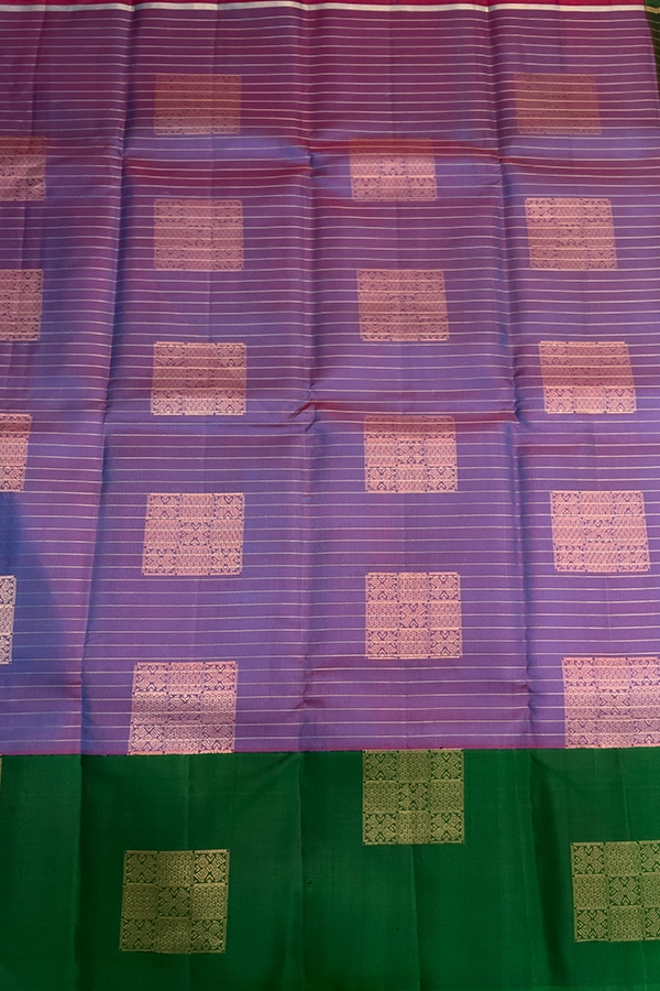 Muthukattam checks Kanchipuram Silk Saree