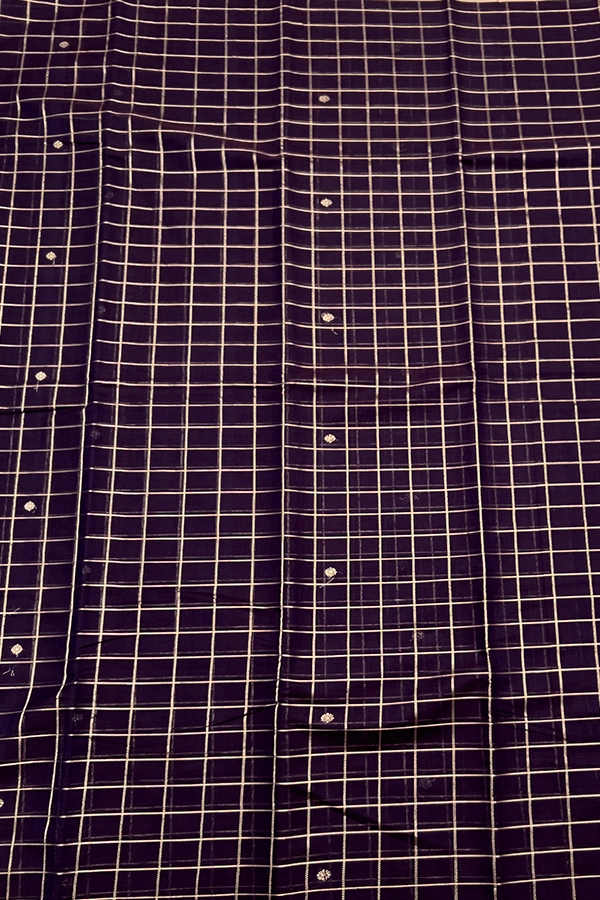 Handloom Checked Kanchi Cotton Saree