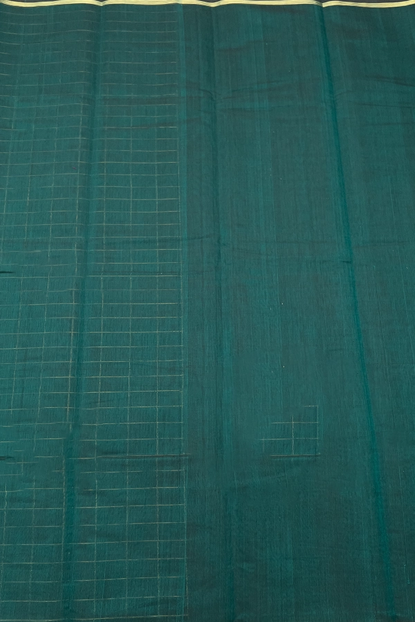 Handloom Checked Kanchi Cotton Saree