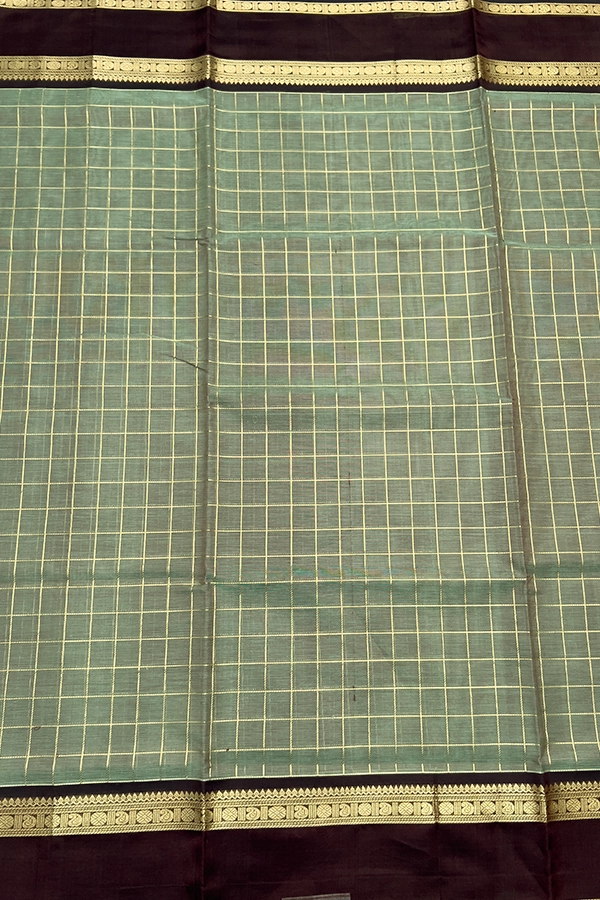 Checked Kanchi Pure Silk Cotton