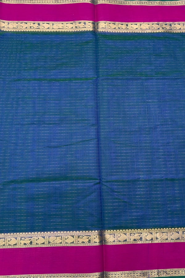 Checked Kanchi Pure Silk Cotton