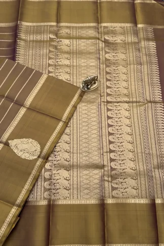 Veldhari Zari Kanchipuram Pure Silk Saree