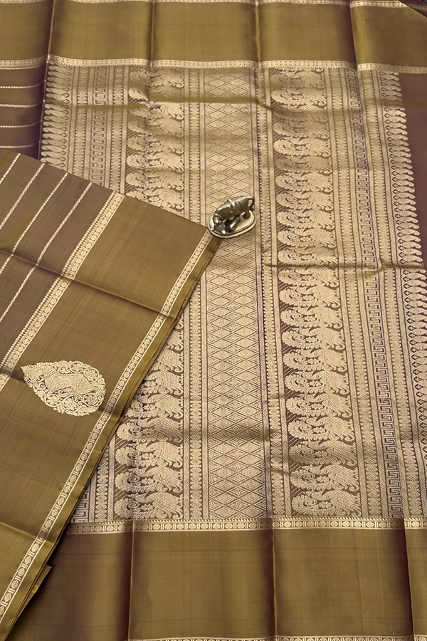 Veldhari Zari Kanchipuram Pure Silk Saree