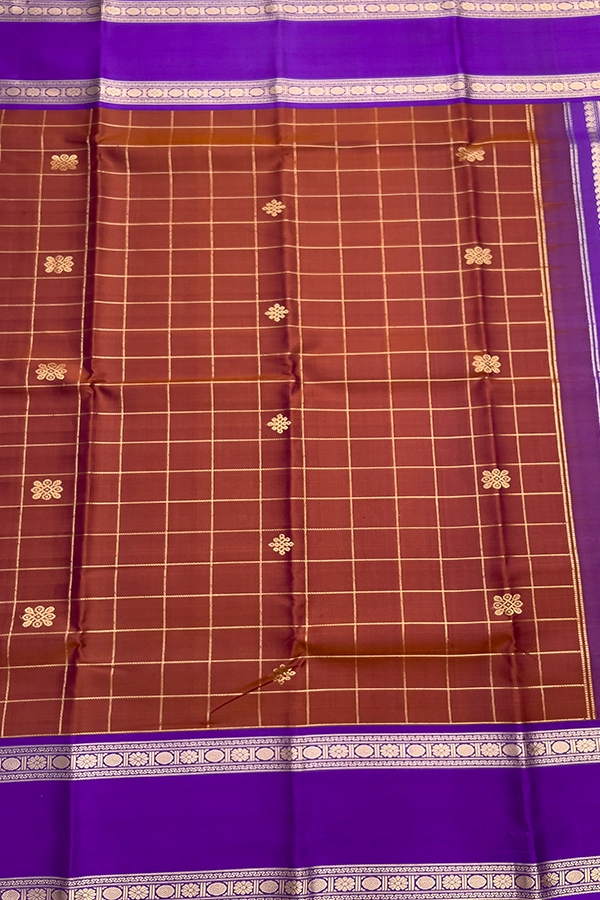 Chariot Pallu Kanchipuram Pure Silk Saree