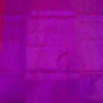 Kanchipuram Silk saree in teal and purple