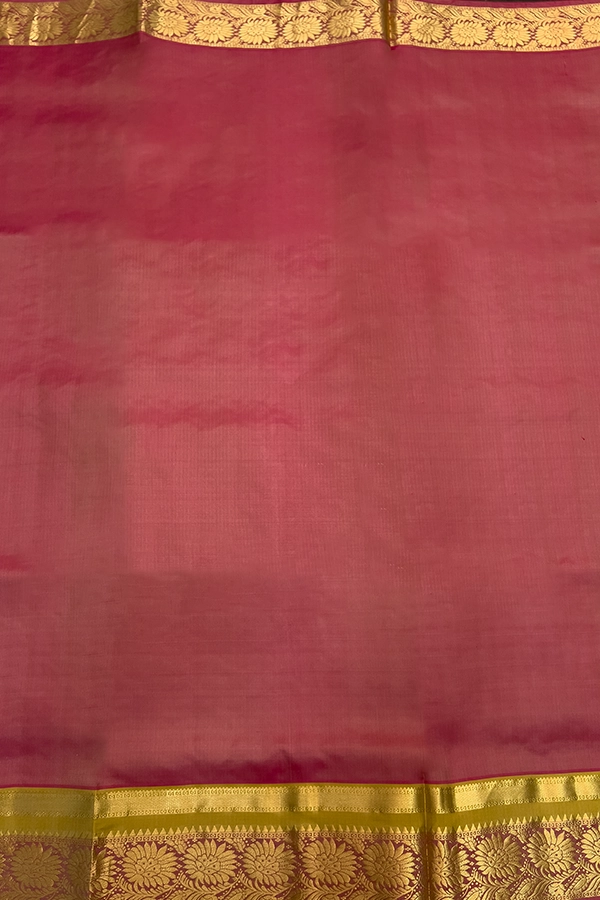 Kanchipuram Silk in cream and maroon