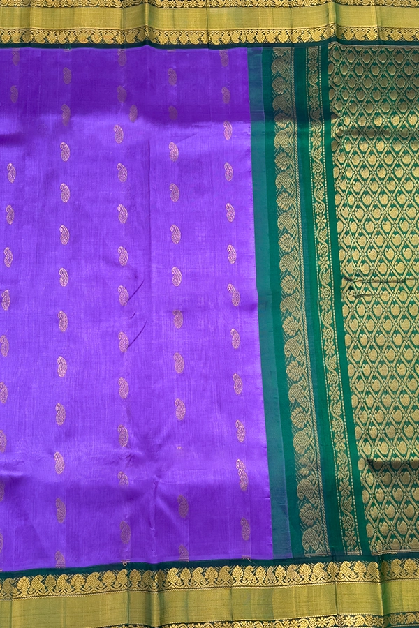 Kuppadam Silk Cotton in lavender
