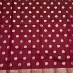 Semi Raw Silk in Burgundy