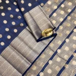 Semi Raw Silk in Royal Blue