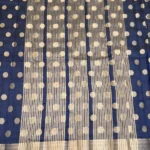 Semi Raw Silk in Royal Blue